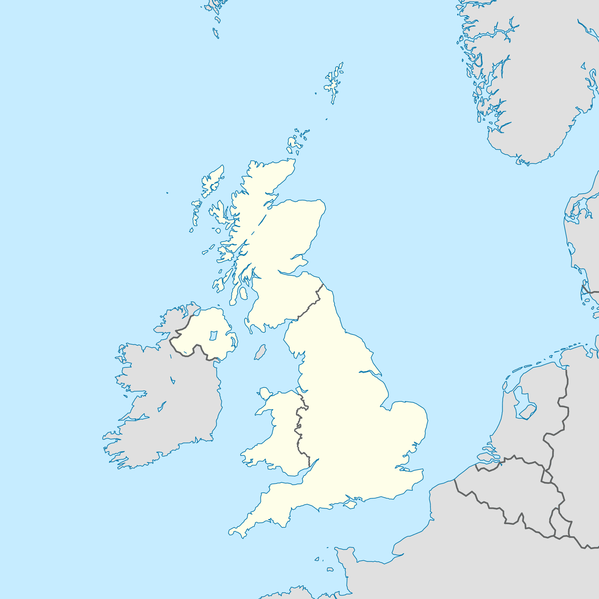 Map of the United Kingdom