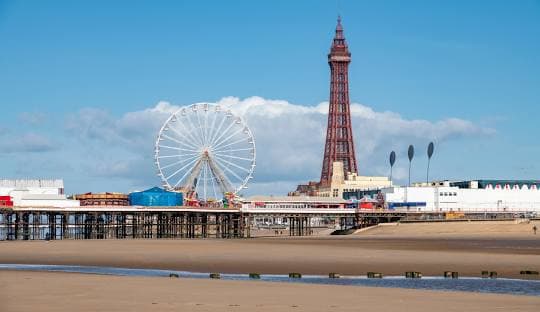 Blackpool seafront and Tower