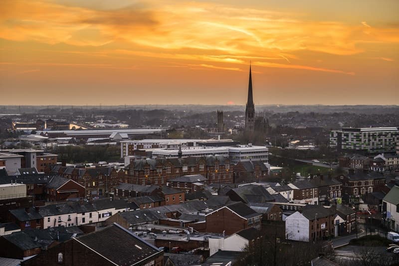 Preston city centre